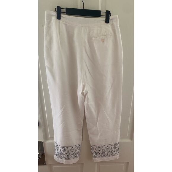 Women’s Carroll Reed Size 10 White Lining Capris - Picture 8 of 8